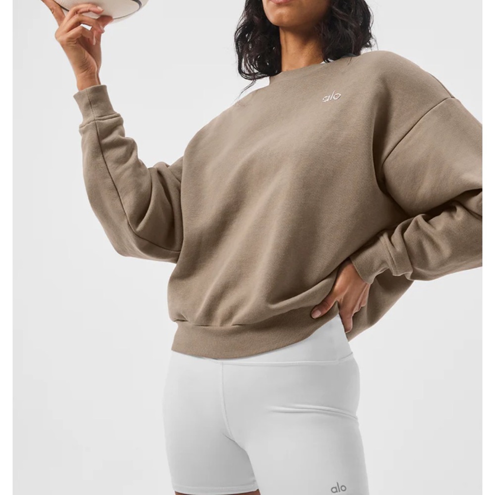 Accolade Crew Neck Pullover in Gravel